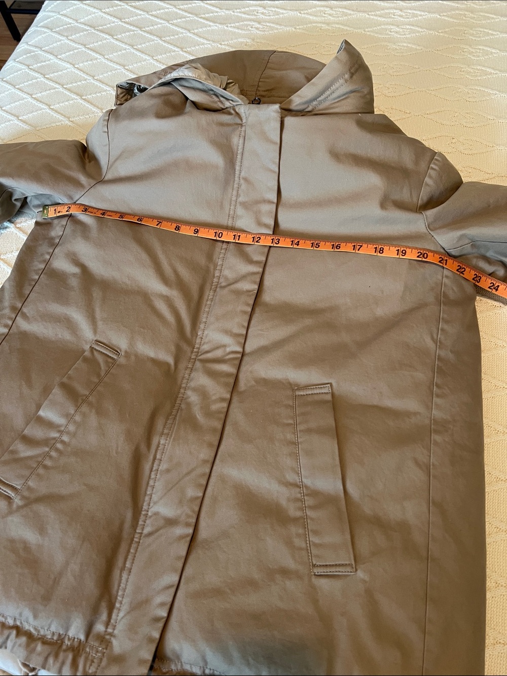 Cappellini by Peserico Hooded Puffer Jacket - Taupe - Picture 4 of 7
